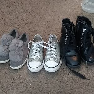 Lot of little girl shoes size 12